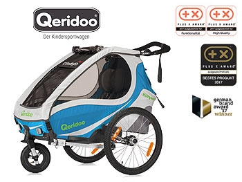 väterzeit Produkttest -Kidgoo1 Fahrradanhänger von Qeridoo